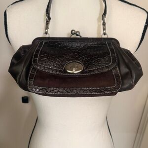 Elegant Brown Leather Women's Bag
